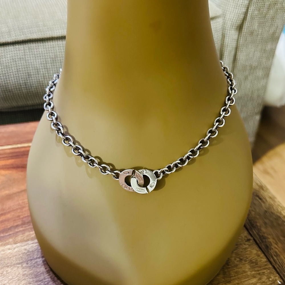 T & Co sterling silver 925 necklace and bracelet set. - Picture 3 of 16